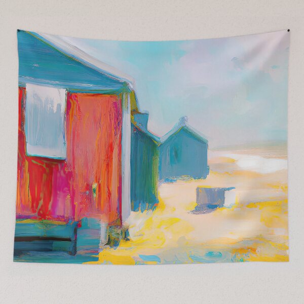 Item preview, Oceanic Inspiration: Calm Coastal AI Generated Fine Art Design - Contemporary Modern Design designed and sold by ArtPrintsAi.