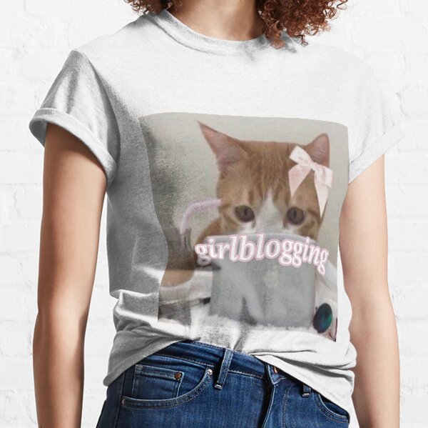 Vista previa del artículo con la obra «girlblogger coqueta gatito», diseñado y vendido por spoiledbratz.