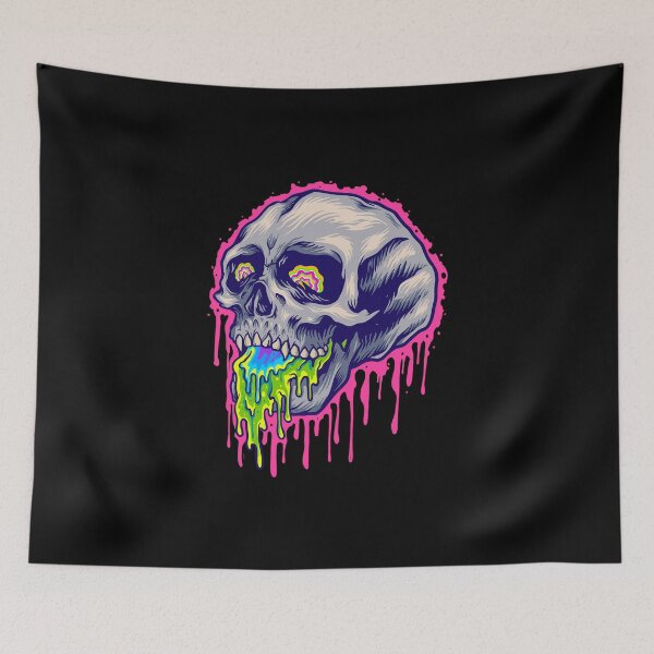 Item preview, Trippy Skull Psychedelic designed and sold by reynoldkoli.