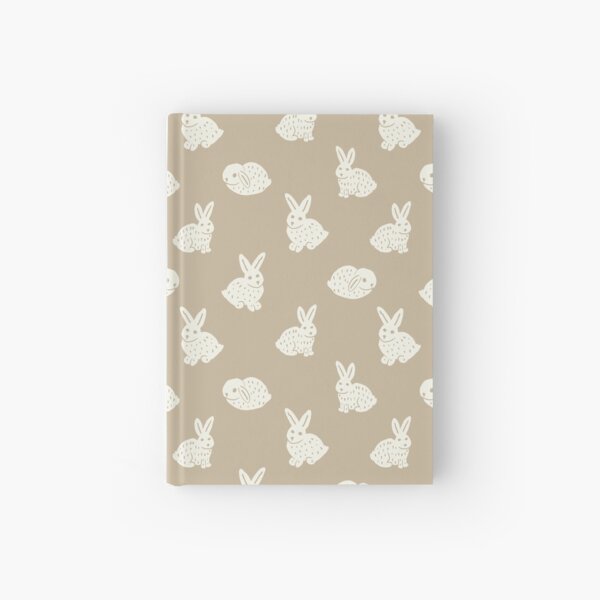 Item preview, Hand Drawn Rabbit Pattern (ivory/tan) designed and sold by Design Minds Boutique.