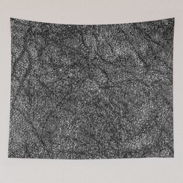 Item preview, Stretch marks abstract black and white grunge design designed and sold by DFLC Prints.