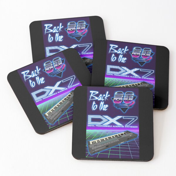 Item preview, DX7 Synthesizer FM 80's - Back to the 80s - 80s synth - FM Synthesizer - Digital Programmable Algorithm Synthesizer - Synthwave - Retrowave - New Wave - Synth Pop - Vapor Wave - Neon designed and sold by RazzArt.