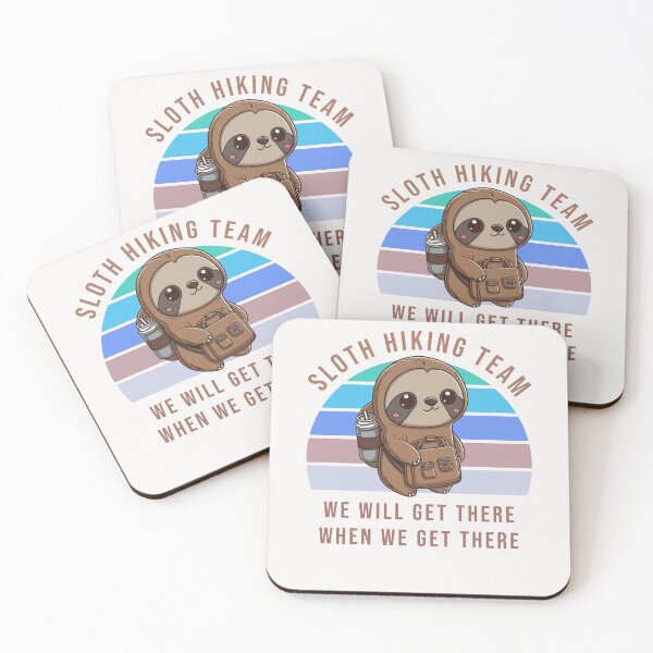 Item preview, Sloth Hiking Team - We will get there, when we get there, Funny Vintage designed and sold by picopy.
