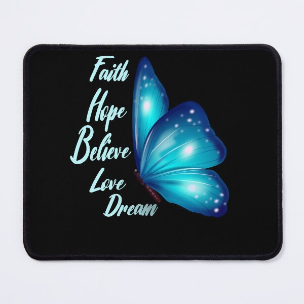 Item preview, Hope Love Believe Dream-Butterfly Faith designed and sold by TeeTopiaa.
