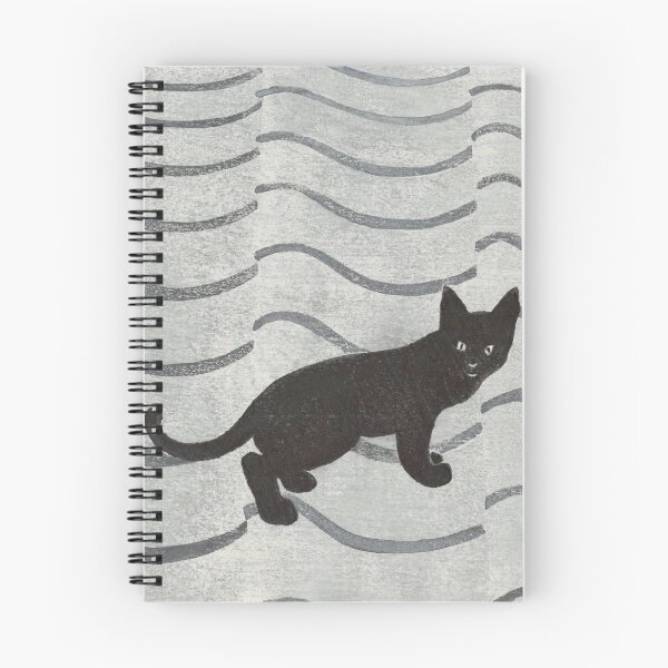 Item preview, Japanese Art Black Cat Funny Angry Cute Cat on Roof  designed and sold by Yumede.