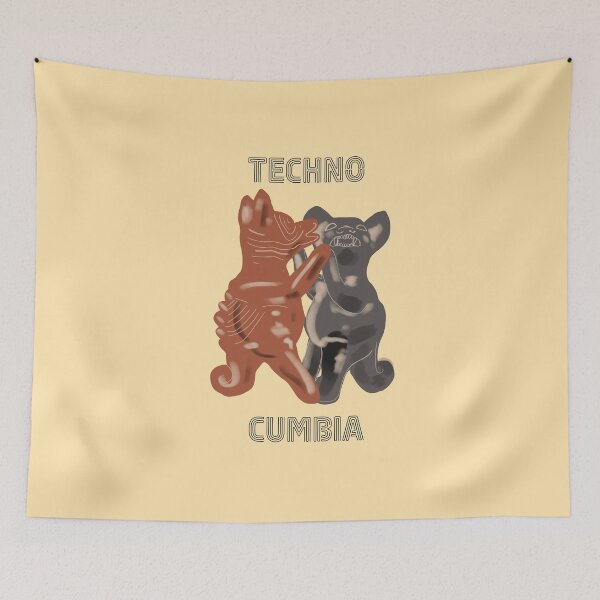Item preview, Techno Cumbia Colima dancing dogs designed and sold by El Brown Mercado.