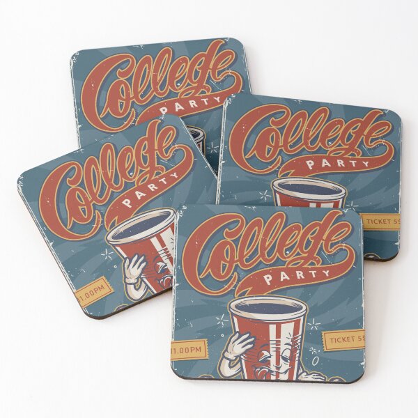 Item preview, College Party, Vintage Poster designed and sold by Groove-Emporium.