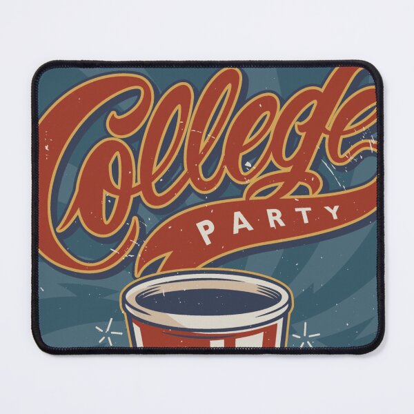 Item preview, College Party, Vintage Poster designed and sold by Groove-Emporium.