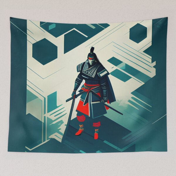 Item preview, space samurai designed and sold by Bernd Friese.