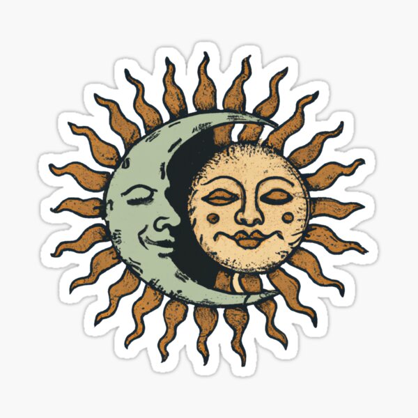 Vista previa del artículo con la obra «Sol y luna | Antiguo», diseñado y vendido por Mikolaj Sudol.