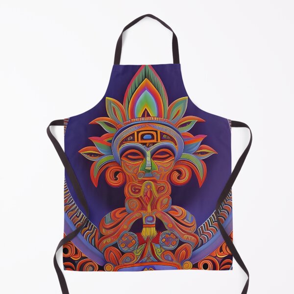 Item preview, New World Gods (21) - Mesoamerican Inspired Psychedelic Art designed and sold by TheThirdEye.