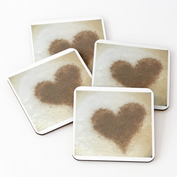 Item preview, Cinnamon Heart Latte Art designed and sold by H2oColorgirl.