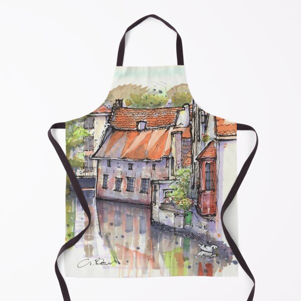 Item preview, Canal Street Scene Bruges Belgium designed and sold by Gregg Brown.