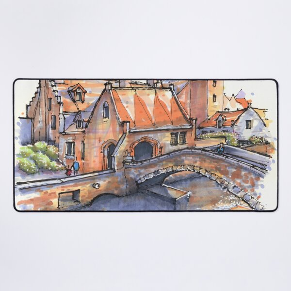 Item preview, Bridge over Canal Bruges Belgium designed and sold by Gregg Brown.