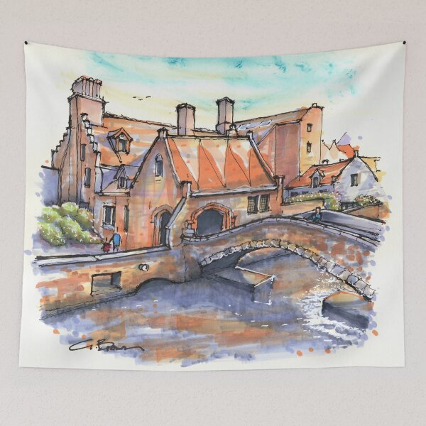 Item preview, Bridge over Canal Bruges Belgium designed and sold by Gregg Brown.