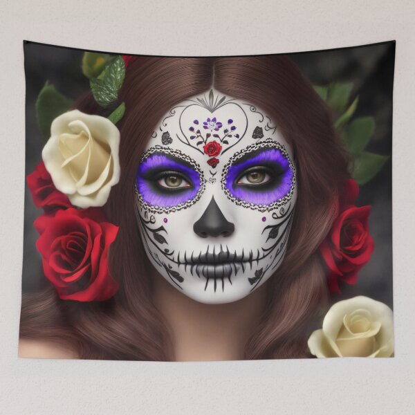 Item preview, La Catrina - The perfect balance between life and death designed and sold by ArtCreator2023.
