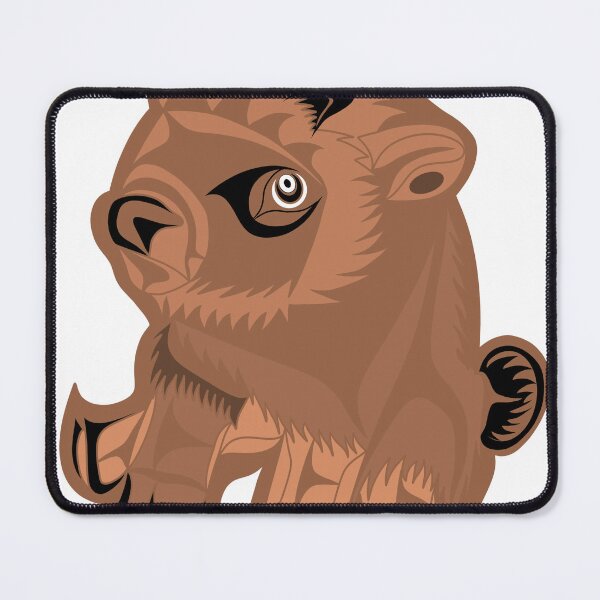 Item preview, Baby Bison Native American Art designed and sold by SpeakthunderArt.