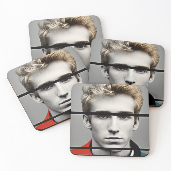 Item preview, Worldly Charm: A Handsome Man with Short Hair designed and sold by PenguiQueer.