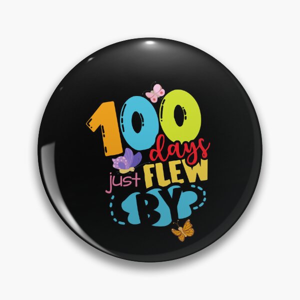 Item preview, 100 Days Just Flew By Butterfly 100th Day of School designed and sold by Dressed For  Duty.