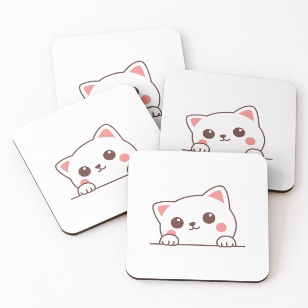 Item preview, A cartoon cat playing. This sticker could show a cartoon cat happily designed and sold by A-B-H.