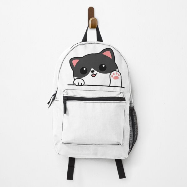 Item preview, A cartoon cat playing. This sticker could show a cartoon cat happily designed and sold by A-B-H.
