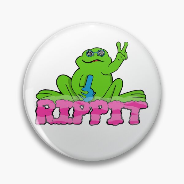 Item preview, Rippit The Stoner Frog Peace Sign designed and sold by Spock Jenkins.