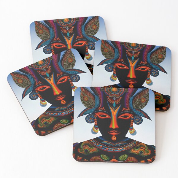 Item preview, New World Gods (22) - Mesoamerican Inspired Psychedelic Art designed and sold by TheThirdEye.