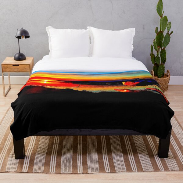 Item preview, Atardecer en el lago Hood Anchorage designed and sold by LifeNonchalant.