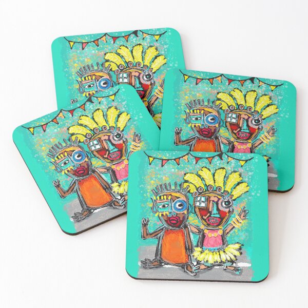 Aperçu de l'œuvre Carnaval Art Brut créée et vendue par Island Life Studio.