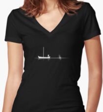 Limbo # 1 "Boot" White Edition Shirt mit V-Ausschnitt