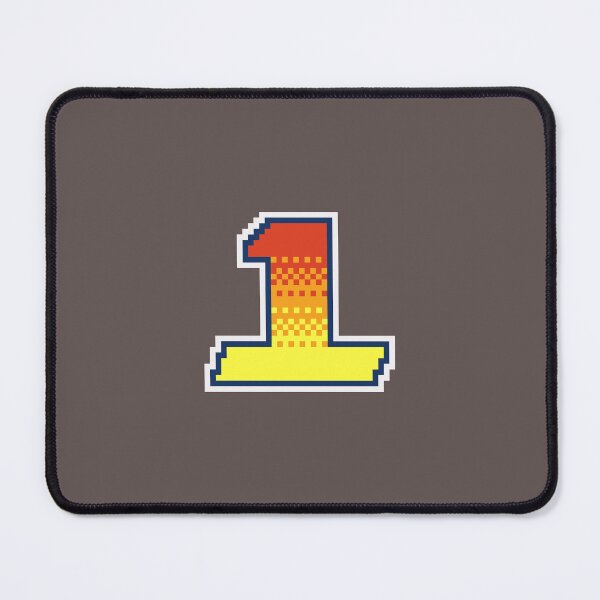 Item preview, 1 Pixel Font One in Red Orange and Yellow designed and sold by pixeltogs.