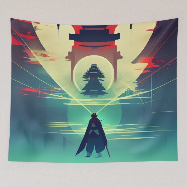 Item preview, space samurai designed and sold by Bernd Friese.