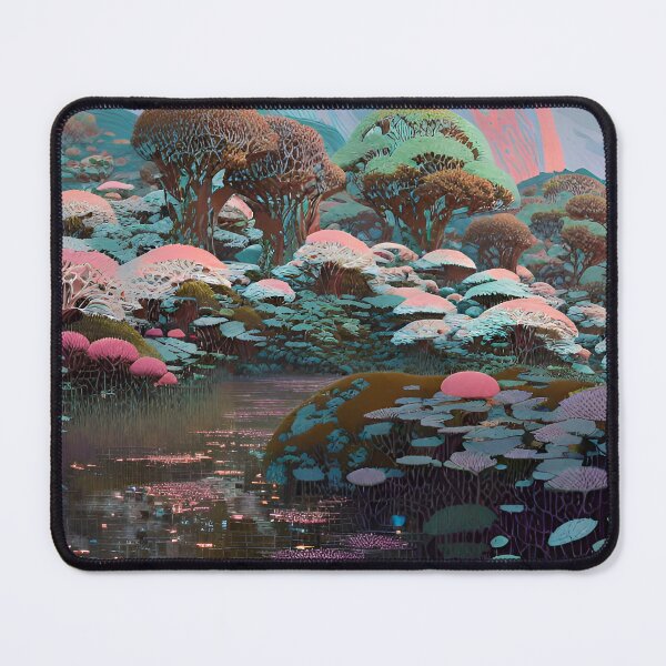 Item preview, Psychedelic Landscape Digital Artwork designed and sold by Esotericnhka.