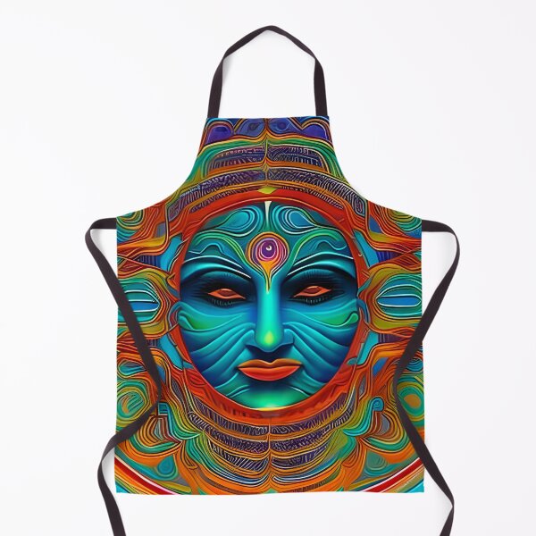 Item preview, New World Gods (23) - Mesoamerican Inspired Psychedelic Art designed and sold by TheThirdEye.