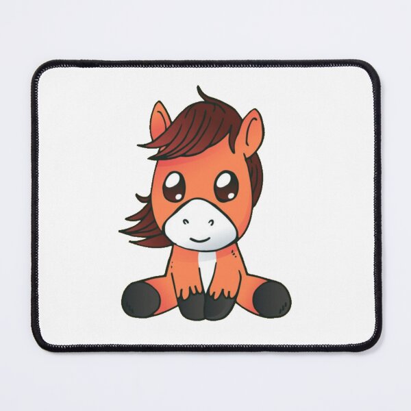 Item preview, Sticker of a cute cartoon horse designed and sold by A-B-H.