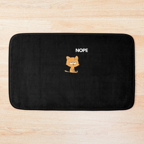 Item preview, Funny Lazy Bored Cat For Cat Mom Cat Dad Cat Lover No Meme T-Shirt designed and sold by Larcossee ⭐⭐⭐⭐⭐.