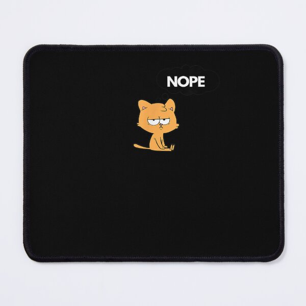 Item preview, Funny Lazy Bored Cat For Cat Mom Cat Dad Cat Lover No Meme T-Shirt designed and sold by Larcossee ⭐⭐⭐⭐⭐.