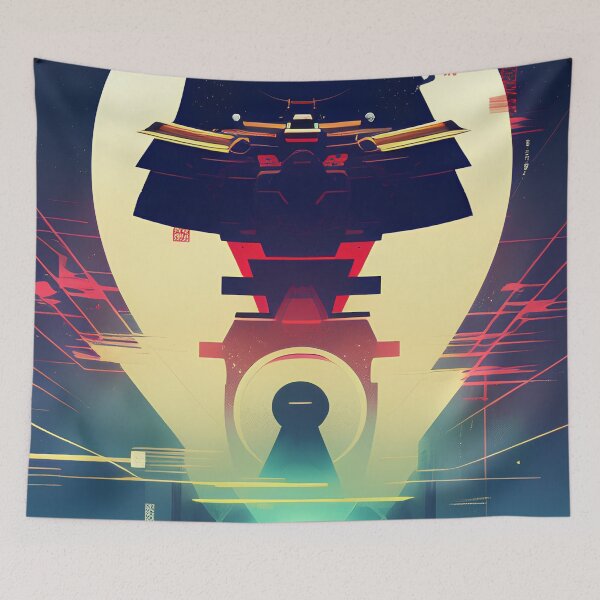 Item preview, space samurai designed and sold by Bernd Friese.