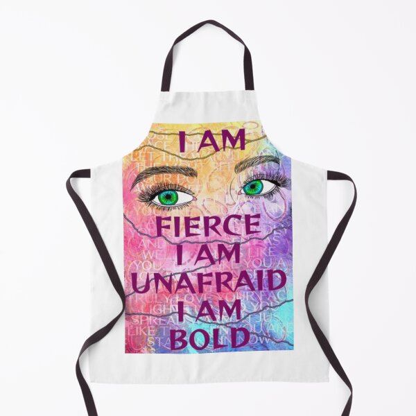 Item preview, Feminist Humanist Quote - I Am Fierce I Am Unafraid I Am Bold designed and sold by LethalPixieDust.