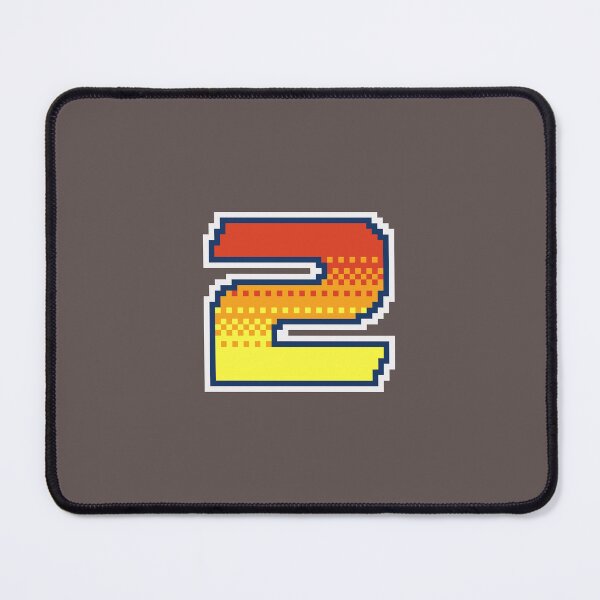 Item preview, 2 Pixel Font Two in Red Orange and Yellow designed and sold by pixeltogs.