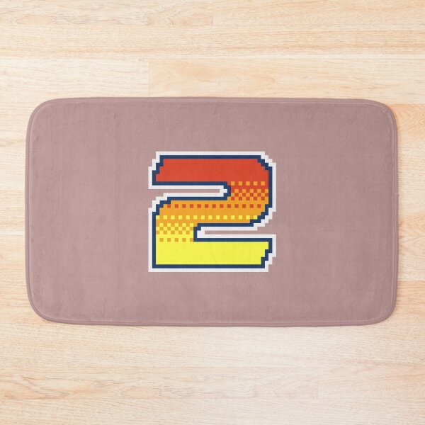 Item preview, 2 Pixel Font Two in Red Orange and Yellow designed and sold by pixeltogs.