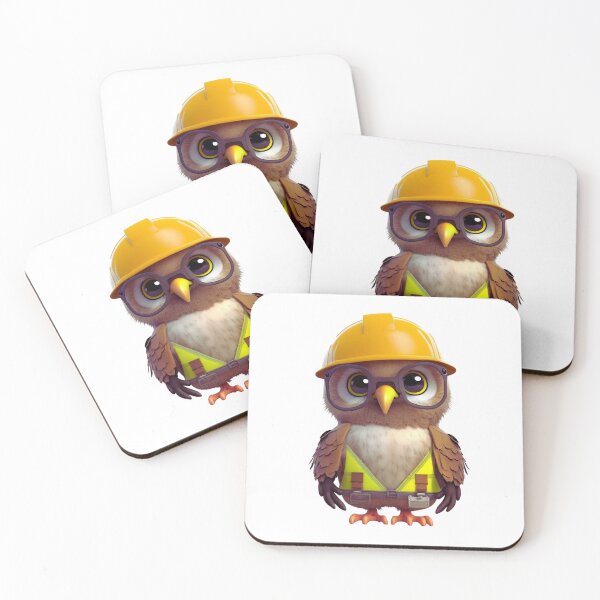 Item preview, Owl worker: safety first designed and sold by GeekLabz.
