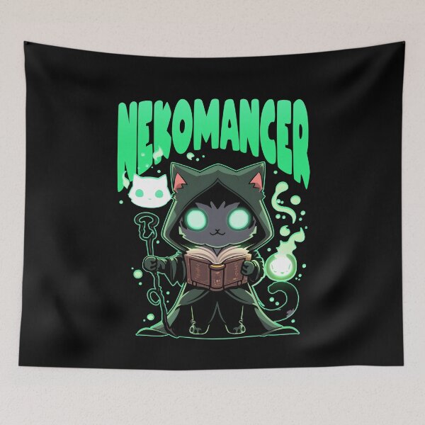 Item preview, Nekomancer Kawaii Cat Necromancer designed and sold by Daytone.