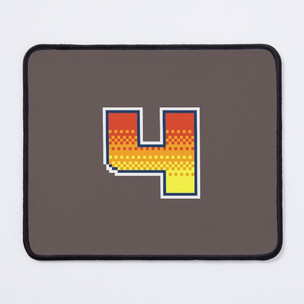Item preview, 4 Pixel Font Four in Red Orange and Yellow designed and sold by pixeltogs.