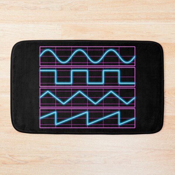 Item preview, Waveforms Neon - Synthwave - Oscillator - Waves - Synth - Sine - Square - Pulse - Triangle - Sawtooth designed and sold by RazzArt.