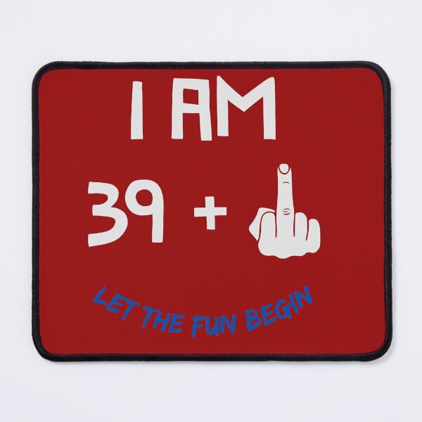 Item preview, funny and optimistic 40th birthday Design designed and sold by AnubisPrints.