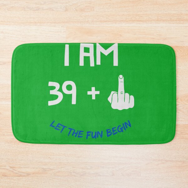Item preview, funny and optimistic 40th birthday Design designed and sold by AnubisPrints.