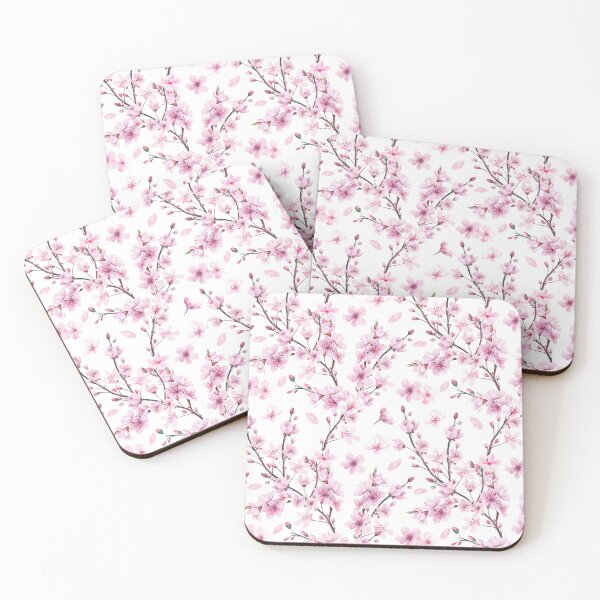 Item preview, Delightful Japanese Sakura Pink Cherry Blossom Patten designed and sold by Jaydee001.