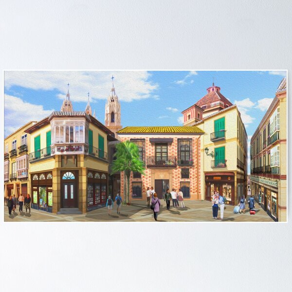 Item preview, Malaga, Spain, the Thyssen museum designed and sold by MalagaOnirica.