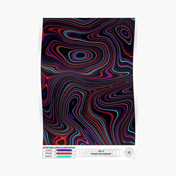 Inside the Horizon | Color Vibez 021-2 Poster